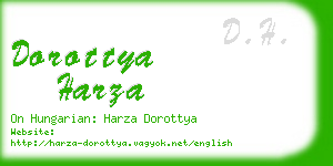 dorottya harza business card